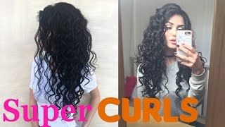 How To: Super Curly Long Hair | Lavy Hair Wig | Stella