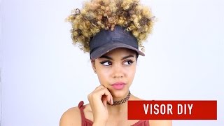 Diy Visor + 3 Visor Curly Hairstyles
