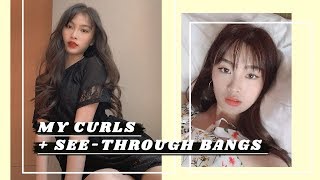 How I Do My Hair Curls + Tips For Air Bangs