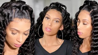Glueless Meltdown! How To Easily Melt A 4X4 Closure Wig| No Hd Lace Needed! |  Curls Curls
