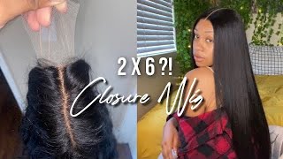 Installing My First 2X6 !?? 26" Lace Closure Wig | Ft. Ula Hair