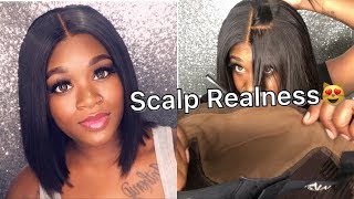 ✨New✨ Fake Scalp Wiginvisible Knot Lace Wig|Beginner Friendly |Hairvivi