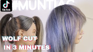 How To Cut Wolf Cut / Shag / Yunabis Haircut