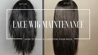 How I Wash My Virgin Hair Wigs (Silicon Mix): Lace Frontal Wig Maintenance | Alanna Foxx