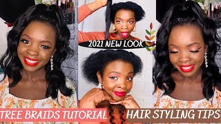 How To| Invisible Tree Braids |Braids Hairstyles | Box Braids Hairstyles | Goddess Box Braids