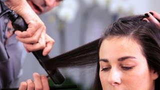 How To Curl Long Hair With A Flat Iron | Long Hairstyles