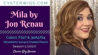 Cysterwigs Wig Review: Mila By Jon Renau, Colors: Fs27 (Strawberry Syrup) & 30A27S4 (Shaded Peach)