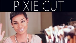 Pixie Hair Cut Routine - How To Style /Products