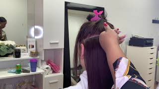 How To Install 200G Of Tape In Hair Extensions | 2021