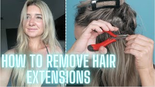 How To Remove Hair Extensions - Beaded Weft And Micro Link Hair Extensions At Home