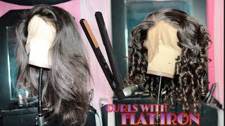 Step By Step: Curling Your Wig With A Flat Iron Ft Gigisempire Hair ✨