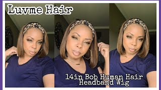 Luvme Hair 14In. Mix Color Highlights Bob Wig Headband Wig|Ft @Luvme Hair