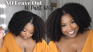 No Leave Out U-Part Wig | Crochet Method|  So Natural  | Curlscurls