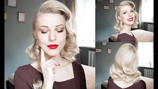 1950S Old Hollywood Diva Hairstyle Tutorial