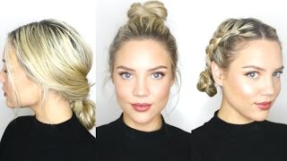 3Rd Day Hairstyles || Heatless + Product Free!