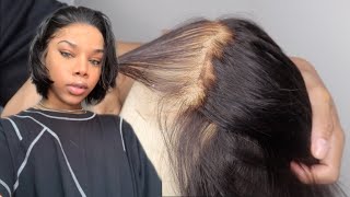 Super Easy Fake Scalp Wig Ft. My Crowned Wigs (Talk Through)