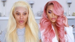 Wig Transformation | From Blonde To Rose Pink Hair