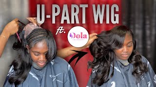 Installing U-Part Wig As A Side Part Ft Dola Hair! | Felicia Ducasse