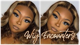 Shook ⚡⚡  I Tried This Whiskey Colored T-Part Wig| Ft Wigencounters