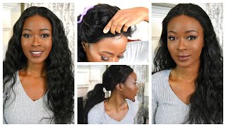 How To Sew Down A 360 Lace Frontal Wig: Natural Hairline Feat. Eva Wigs