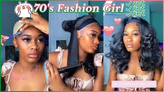 Glueless Headband Wig Install!Hot Trends 80'S Inspire Fashion Curls Ft. #Ulahair Review