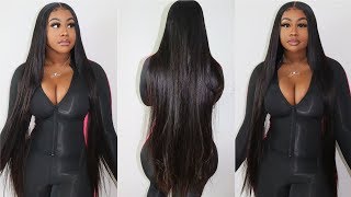 How To Make And Slay A 5X5 Closure Wig ! 32 Inches | Supernova Hair