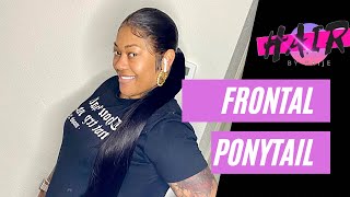 How To Install // Frontal Ponytail// Easy