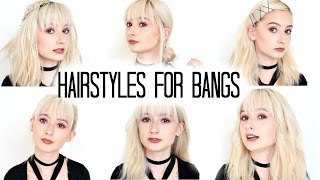 Tumblr Hairstyles For Bangs (No Heat)