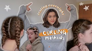 I Tried 4 Overnight Hair Curling Methods To Find The Best One