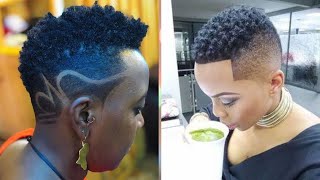100 Cute And Trendy Shaved Short Hairstyles, Haircut Ideas For Black Women 2020 By Wendy Styles.