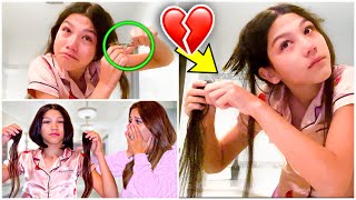 12 Year Old Chops Her Hair Off Without Parents Permission!!! ✂️  **Emotional**  | Familia Diamond