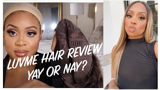 Trying To  Install This Ash Blonde Lace T Part Wig Ft Luvme Hair |  Hair Review . Lace Ripped?!