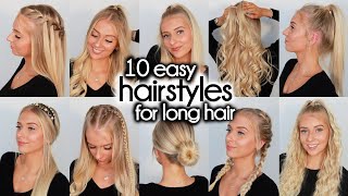 10 Easy Hairstyles For Long Hair