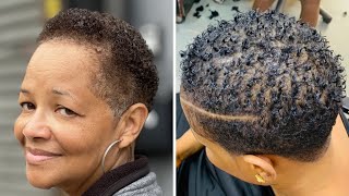 60 Low Cut Ideas For Matured Black Women | Short Hairstyles/Haircuts With Class | Wendy Styles.