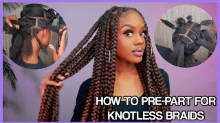 Diy Large Knotless Braids: How To Prep-Part | Part One | Adaisha Miriam