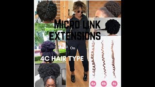 Pre Microlink Application On 4C Hair Type