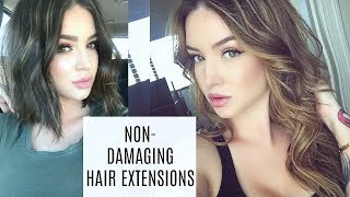Best Hair Extensions For Fine/Thin Hair ❤ Tape Ins (Semi Permanent)