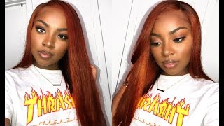 Cinnamon Copper Hair | Afsisterwig.Com Preplucked Lace Front Wig