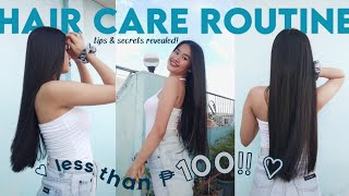 Hair Care Routine (Diy Hair Spa Using 2 Products Only!!) ✿ | Crissa Merilo