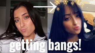 Cutting My Bangs! New Hairstyle!! | 2019