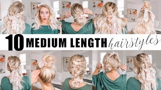 Ten Medium Length Hairstyles For Spring! || Twist Me Pretty