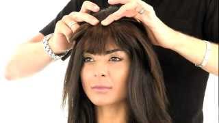 How To Do Clip-In Bangs On Your Own Hair