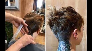 How To: Soft And Short Haircut For Women - Short  Hair Cutting Techniques