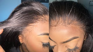 No Baby Hair Frontal Wig Install 2021 | Beginner Friendly
