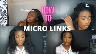 How To Maintain Your Micro Links/Braidless Sewin At Home|Keepingupwith London