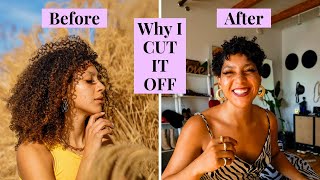 Why I Cut Off All My Hair: Pixie Haircut Curly Hair