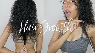 How I Grew Long Curly Hair + Length Check