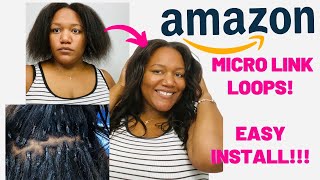 Installing Micro Link Loops✨✨ Amazon  Salon Quality Microlinks!!! ✨✨The Newest Trend!