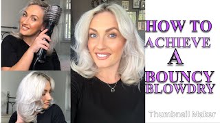 How To Achieve A Bouncy Blow Dry! | Medium Length Hair