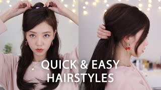 Quick And Easy Hairstyles | Kpop Inspired Korean Hair Styles Blackpink Jennie Style
